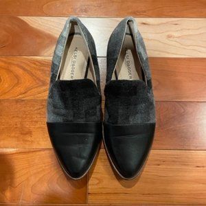 KELSI DAGGER Brooklyn Wool & Leather Slip Ons / Loafers - Women's Size 6